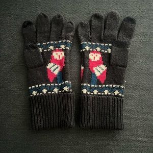Vera Bradley Cozy Gloves in Night Owl Print